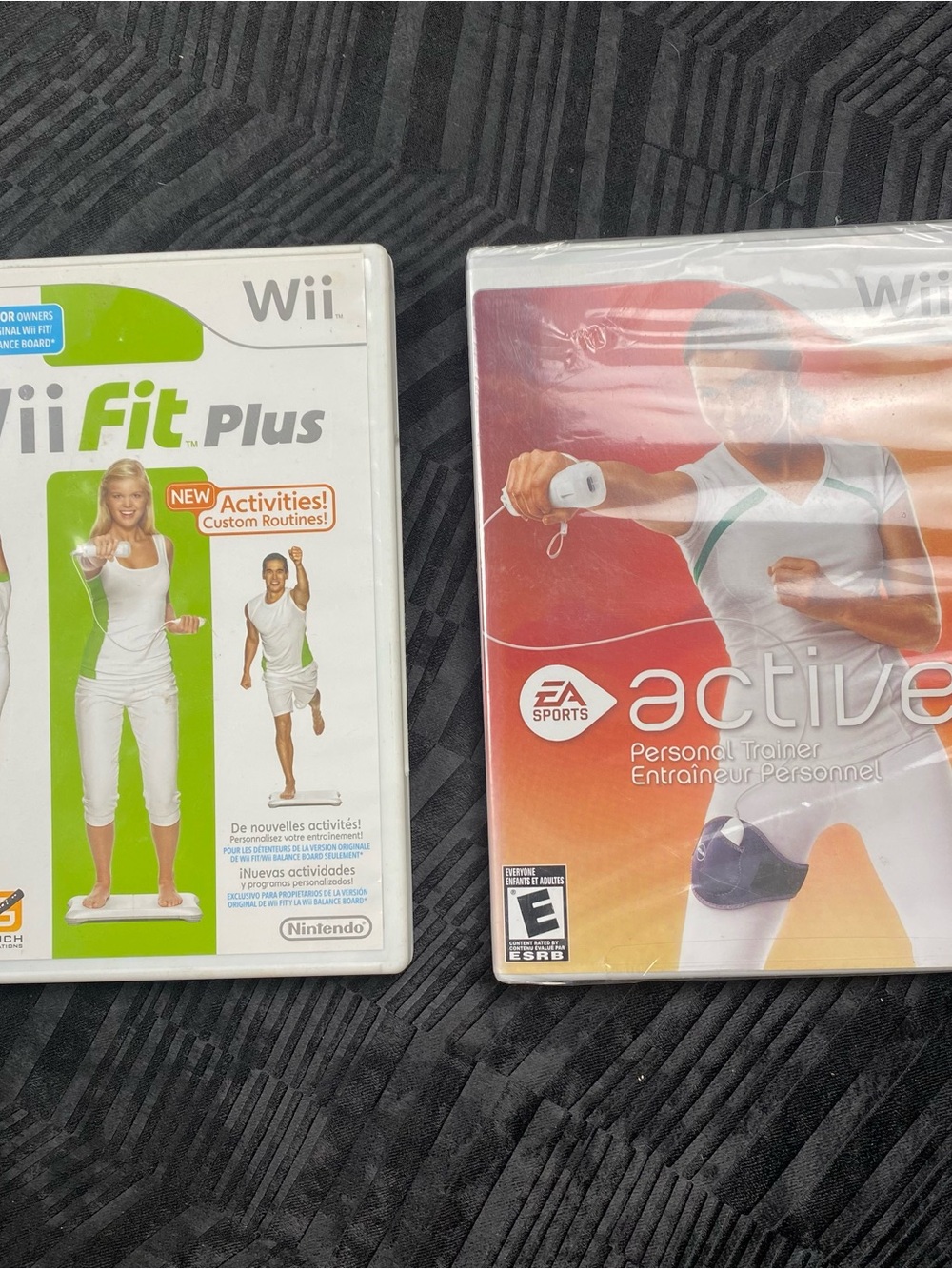 Nintendo Wii Fit Plus & EA Sports Active - White, Green & Orange Game Bundles